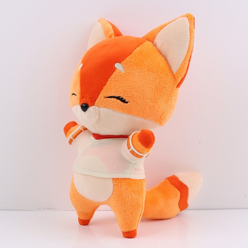 Peluche renard mignon Kiriko kawaii orange de face